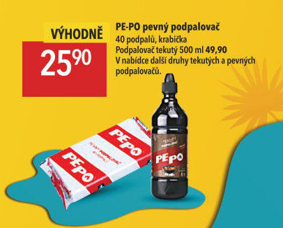 Podpalovač pevný Pe-Po