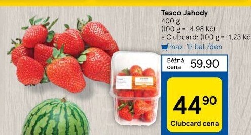 Jahody Tesco