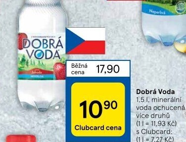 Ochucená voda Dobrá voda