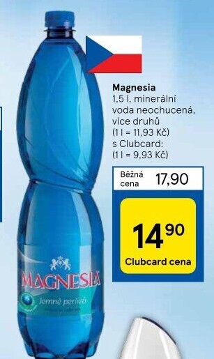 Přírodní voda Magnesia