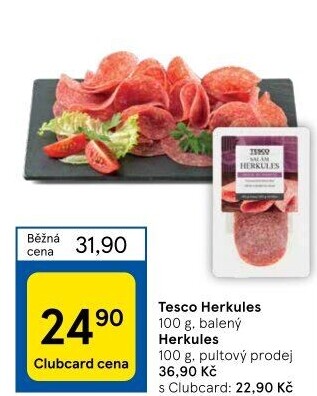 Salám Herkules Tesco