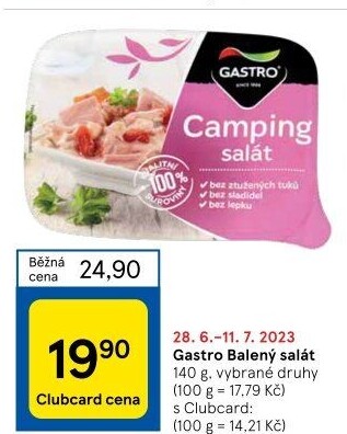 Saláty Gastro