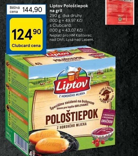 Sýr Pološtiepok na gril Liptov