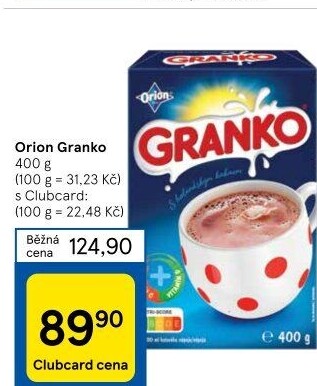 Instantní kakao Granko