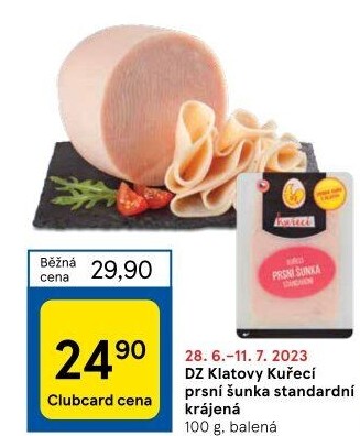 Kuřecí šunka prsní standard DZ Klatovy