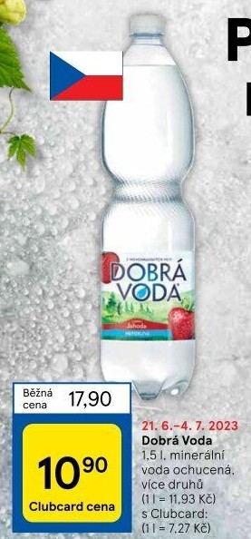 Ochucená voda Dobrá voda