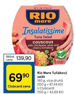 Salát Insalatissime Rio Mare