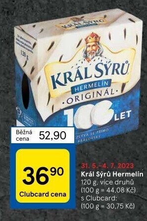 Sýr Hermelín Král sýrů
