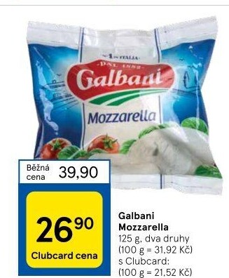 Sýr Mozzarella Galbani