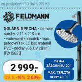 Solární sprcha Fieldmann