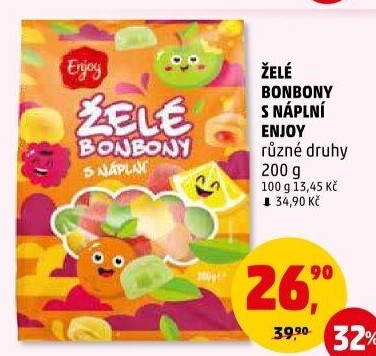 Bonbony želé s náplní Enjoy