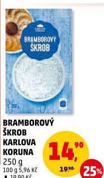 Bramborový škrob Karlova Koruna
