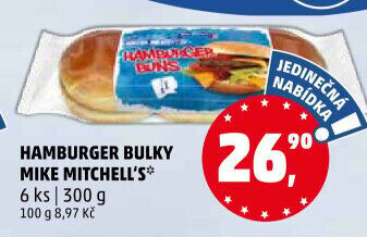 Bulka na hamburger Mike Mitchell'