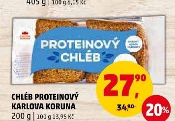 Chléb proteinový Karlova Koruna