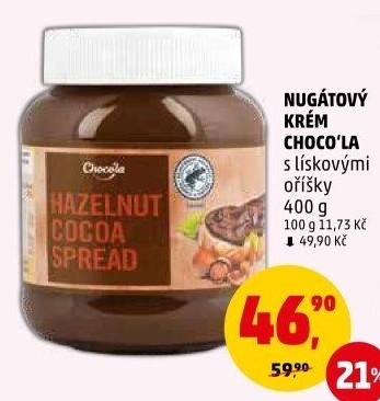 Čokokrém oříškovo-nugátový Choco'