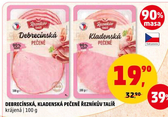 Debrecínská pečeně Řezníkův talíř