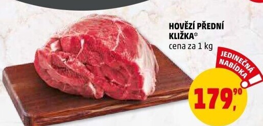 Hovězí přední bez kosti - kližka