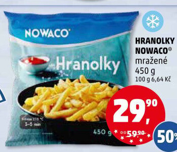 Hranolky mražené Nowaco