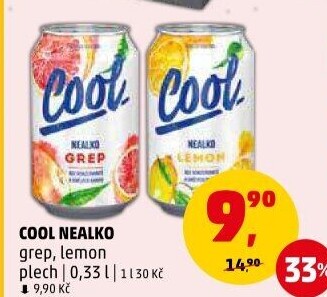 Nealkoholické pivo ochucené Staropramen Cool