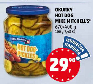 Okurky Hot Dog Mike Mitchell'