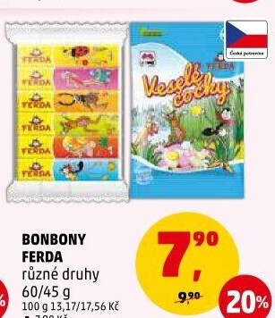 Ovocné dražé Ferda M Bons