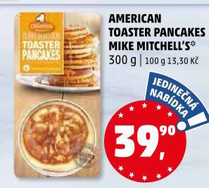 Palačinky American Toaster Pancakes Mike Mitchell'