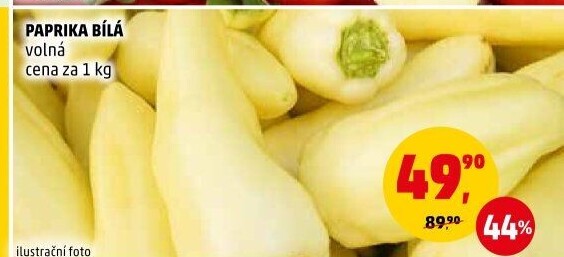 Paprika bílá