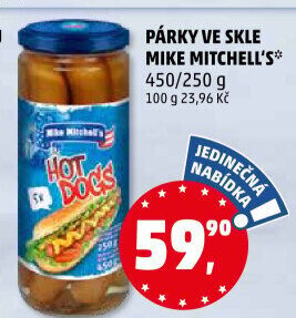 Párky ve skle Mike Mitchell'
