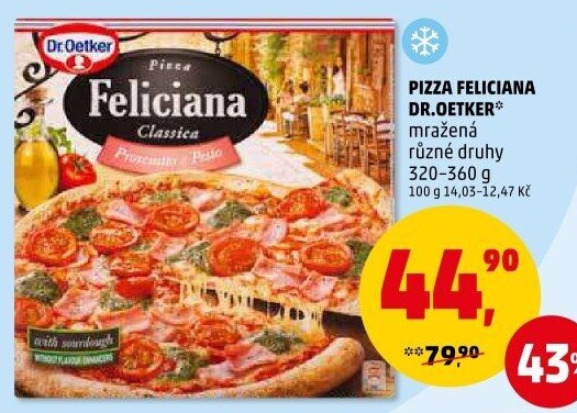 Pizza mražená FelicianaDr. Oetker