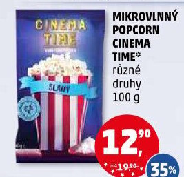 Popcorn do mikrovlnky Cinema Time