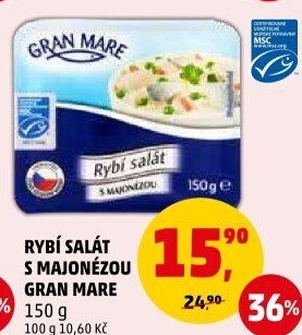 Rybí salát s majonézou Gran Mare