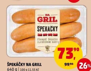 Špekáčky Na gril Penny