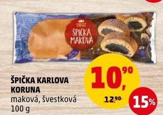 Špička s náplní Karlova Koruna