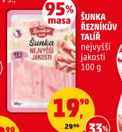Šunka nejvyšší jakosti Řezníkův talíř