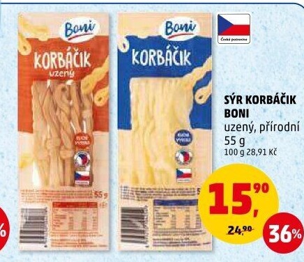 Sýr Korbáčky Boni