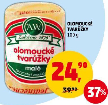 Sýr tvarůžky olomoucké A.W.
