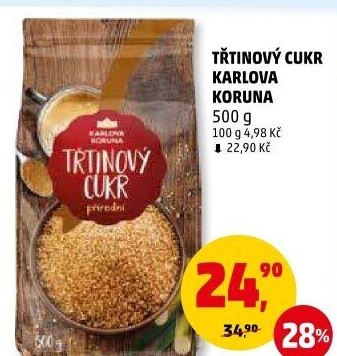 Třtinový cukr Karlova Koruna