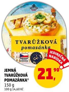 Tvarůžková pomazánka Gurmán klub