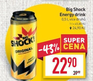 Energetický nápoj Big Shock