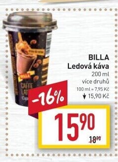 Ledová káva Billa