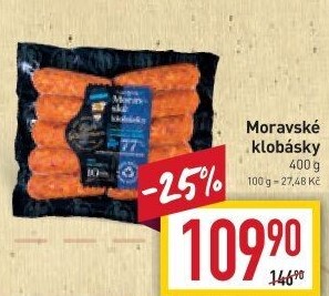 Moravské klobásky Láďa Grileman Kostelecké uzeniny