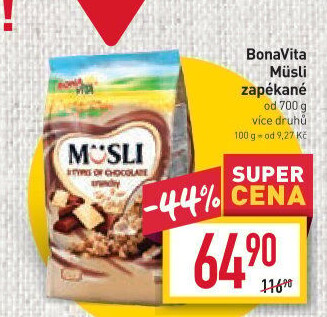 Müsli zapékané Bonavita