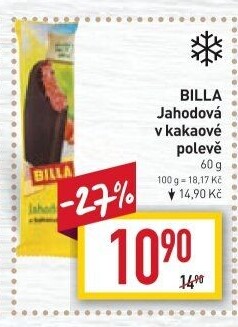 Nanuk Jahody v čokoládě Billa
