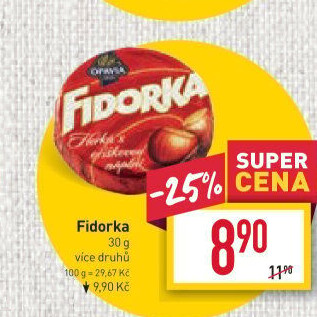 Oplatky Fidorka Opavia