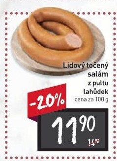 Salám Lidový točený