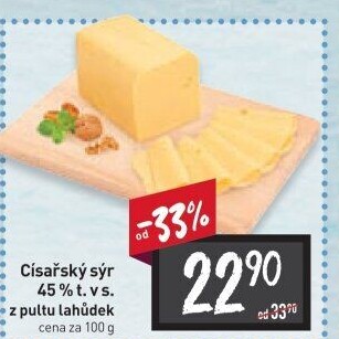 Sýr Císařský 45%