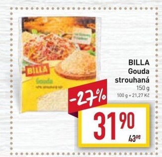Sýr strouhaný Gouda Billa