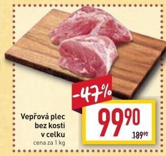 Vepřová plec bez kosti