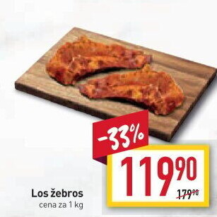 Vepřová žebra los žebros