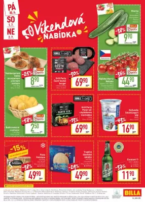 akční leták BILLA 28.6.2023-3.7.2023